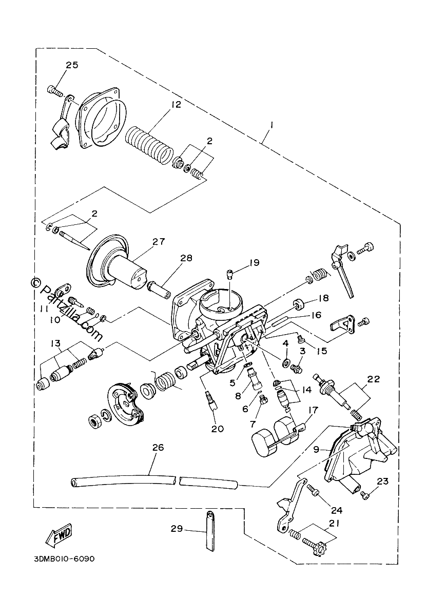 Diagrama de CARBURETOR