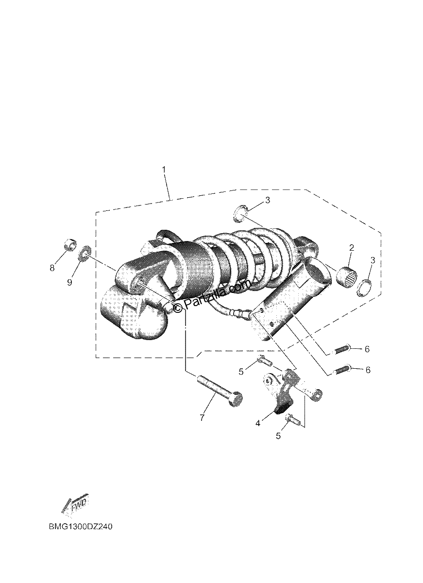 Diagrama de REAR SUSPENSION