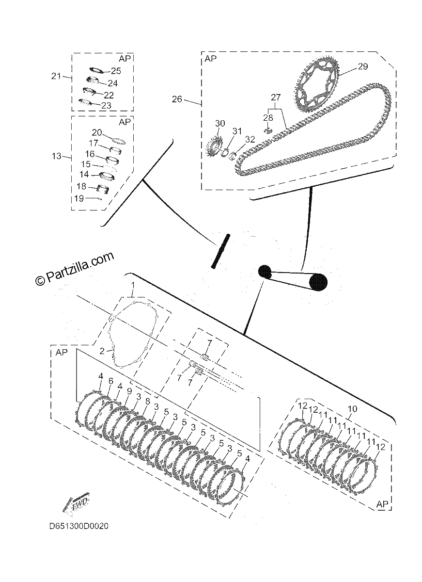 Diagrama de 2 MAINTENANCE PARTS KIT