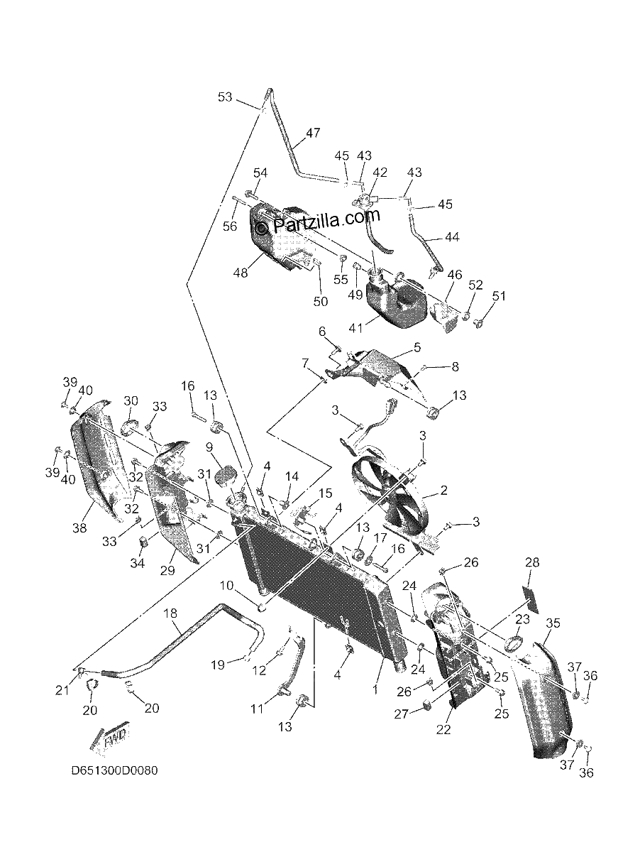 Diagrama de RADIATOR HOSE