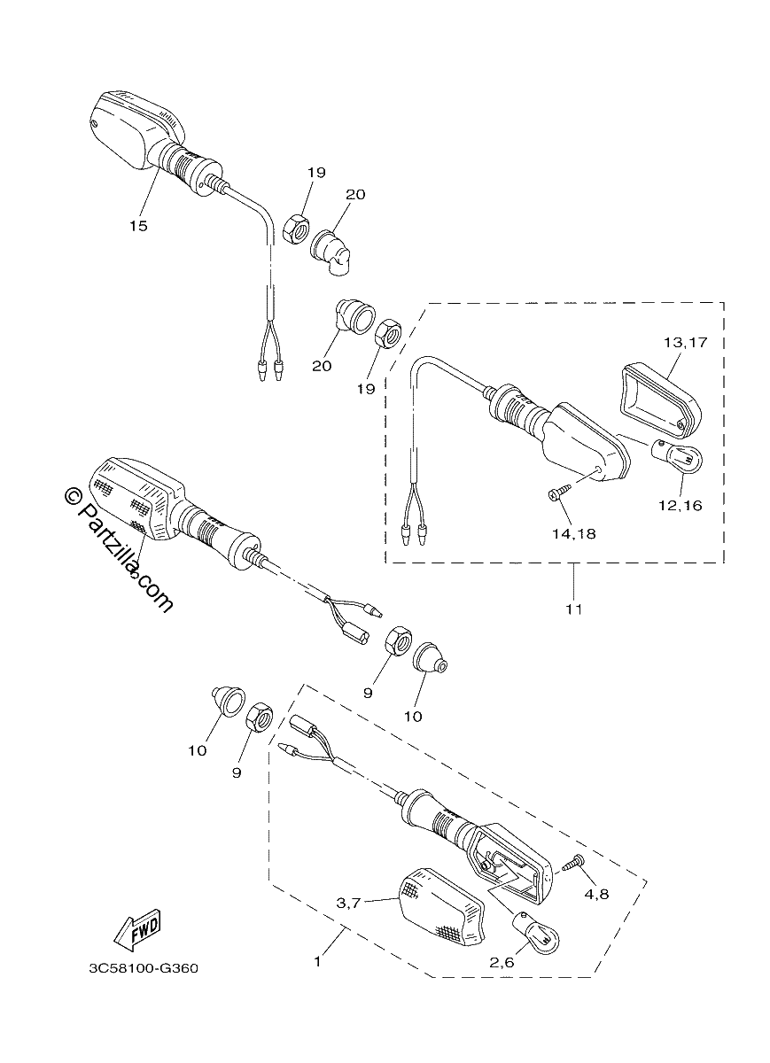 Diagrama de FLASHER LIGHT