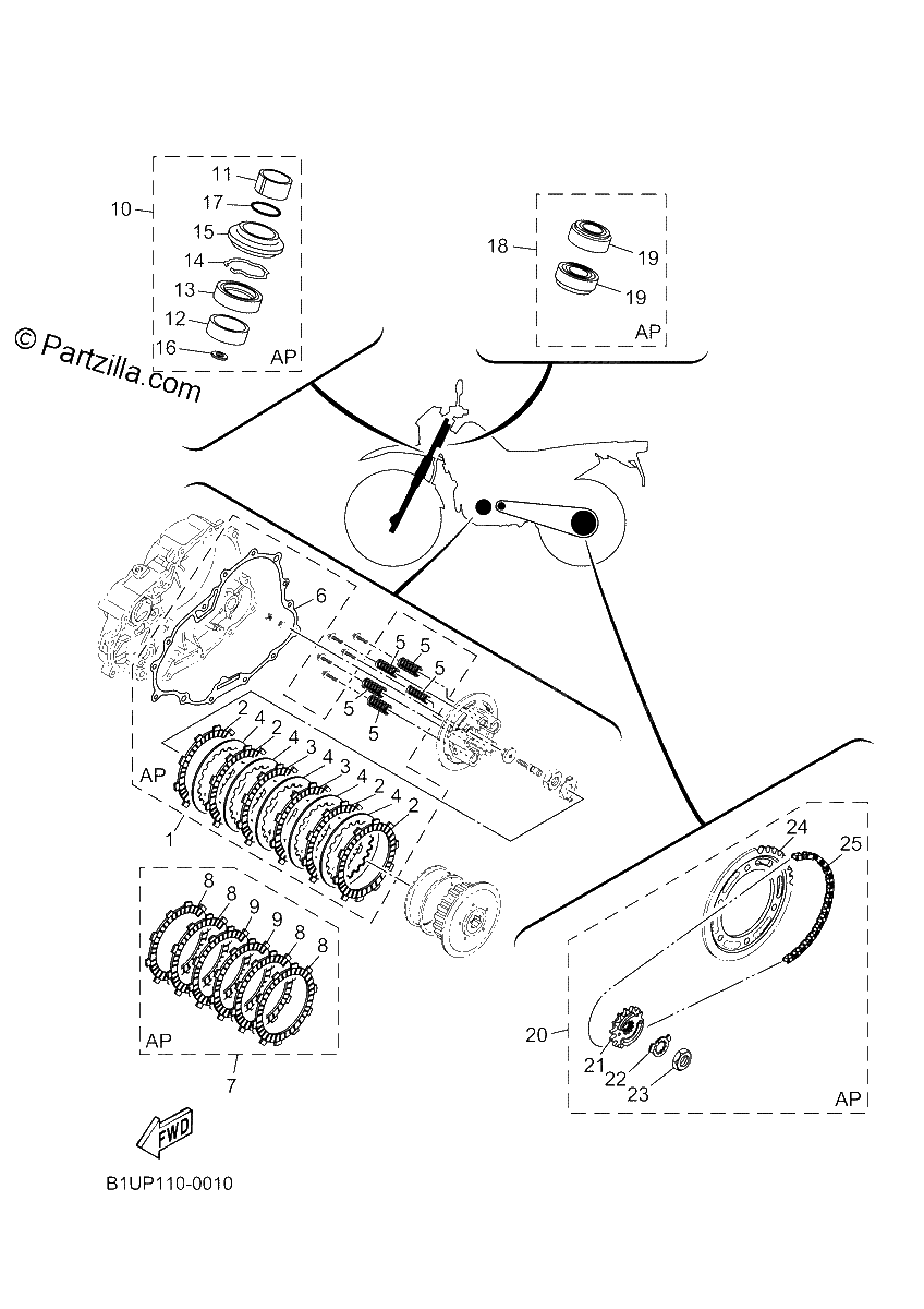 Diagrama de 2 MAINTENANCE PARTS KIT