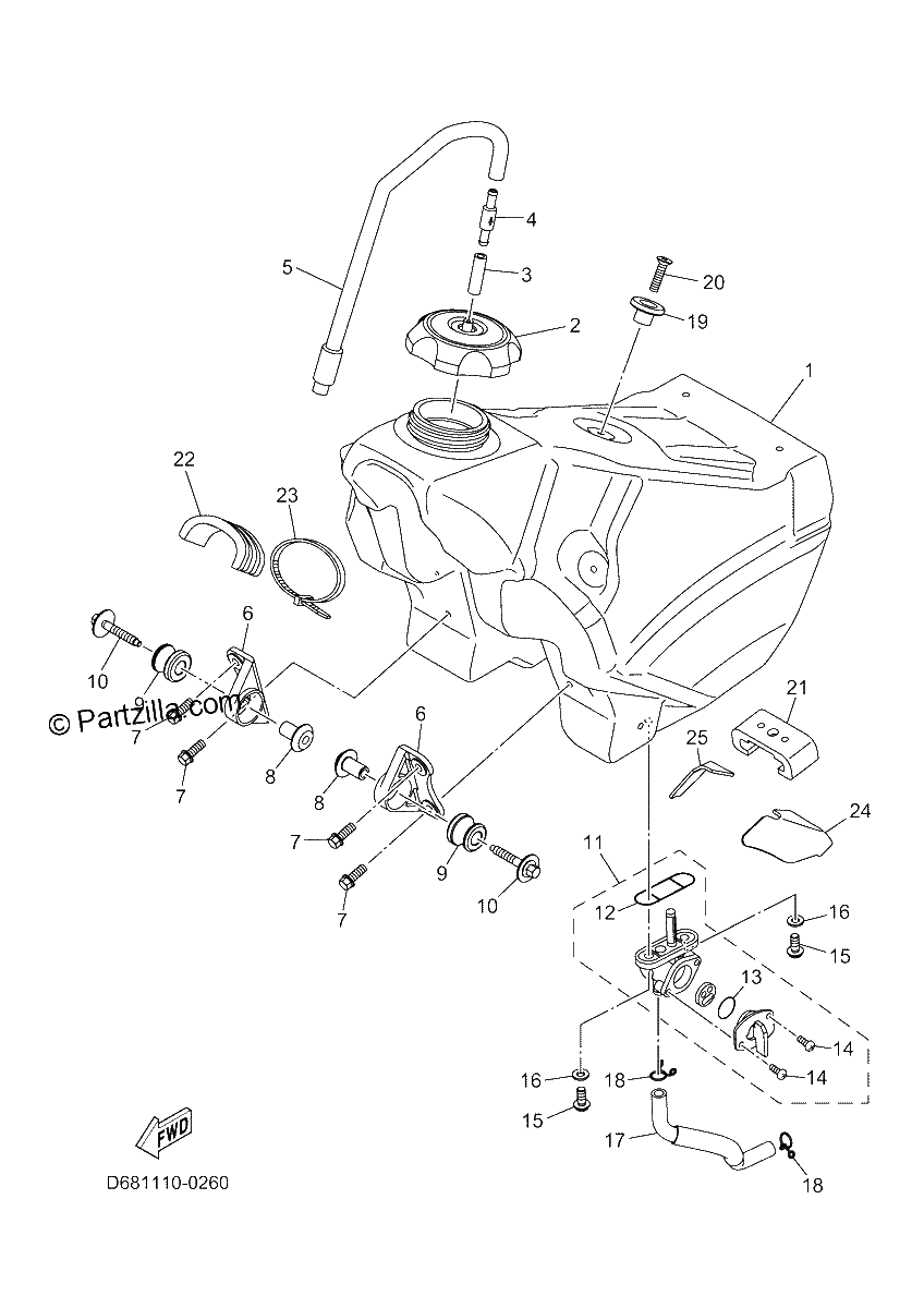 Diagrama de FUEL TANK