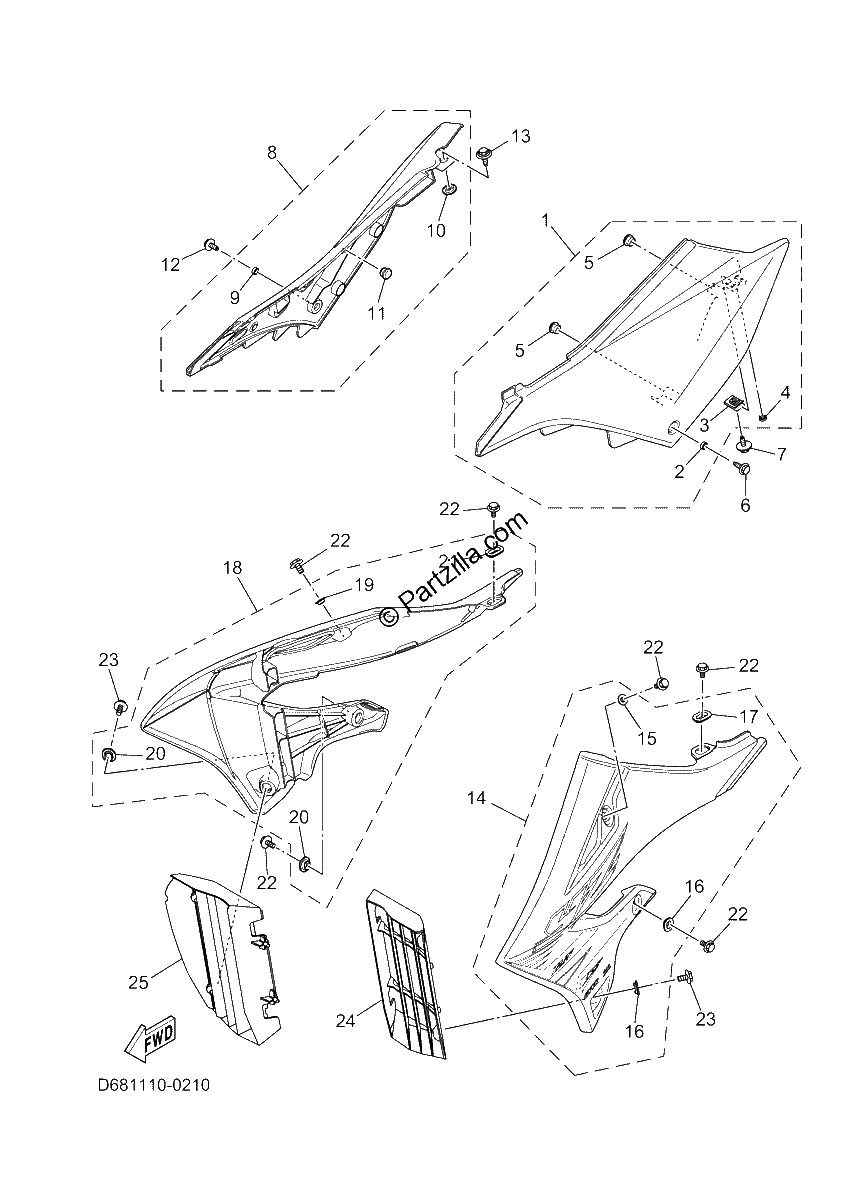 Diagrama de SIDE COVER