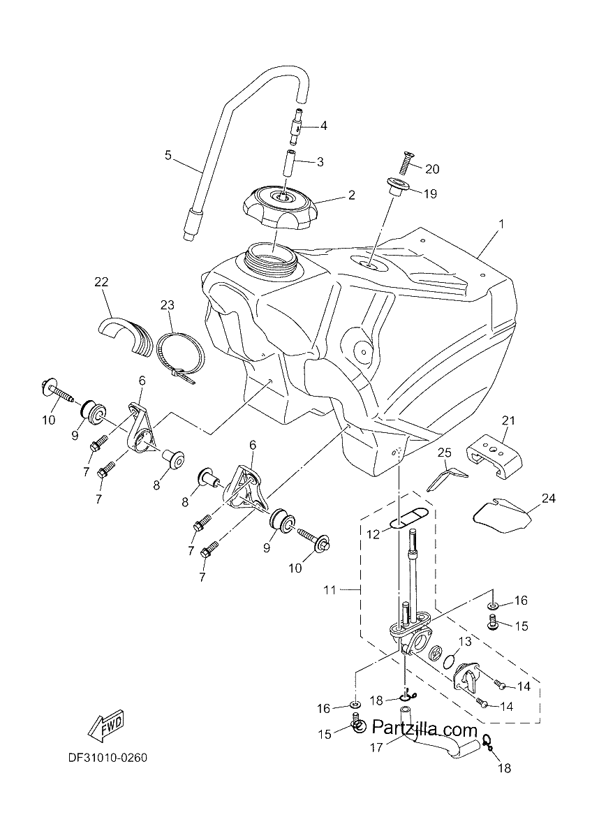 Diagrama de FUEL TANK