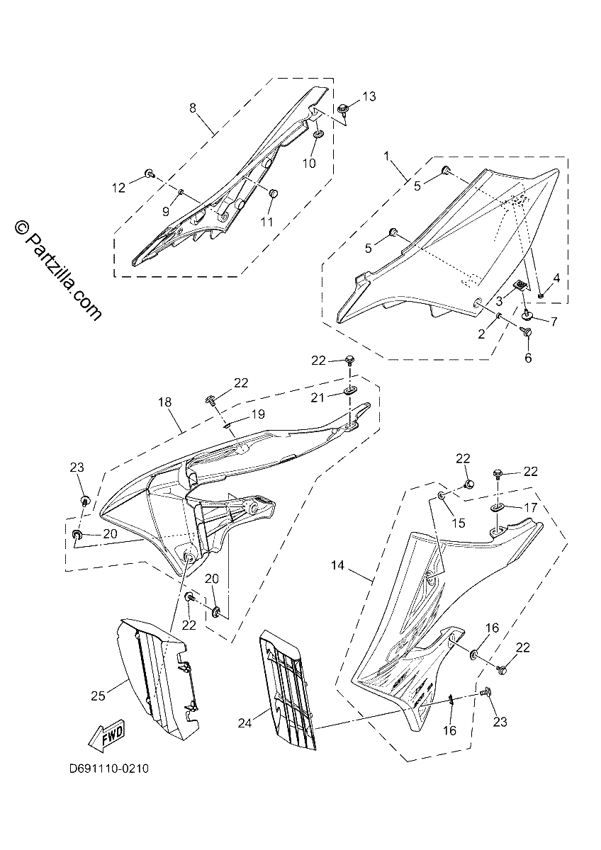 Diagrama de SIDE COVER