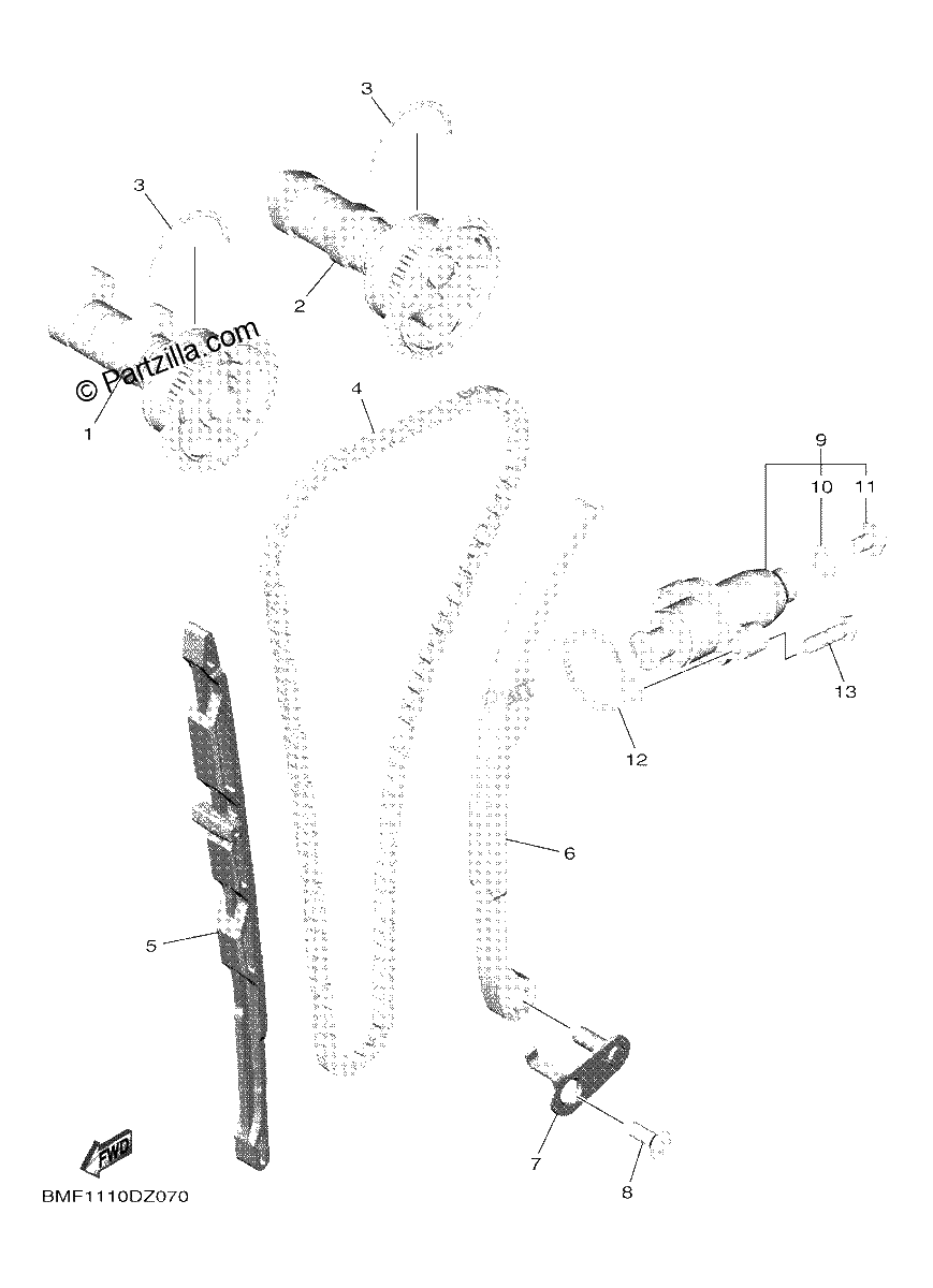 Diagrama de CAMSHAFT CHAIN
