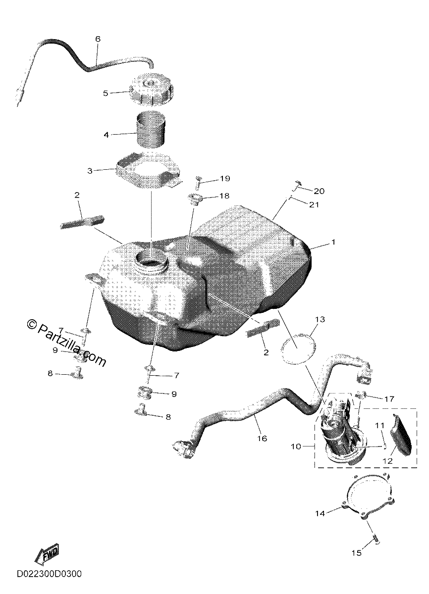 Diagrama de FUEL TANK