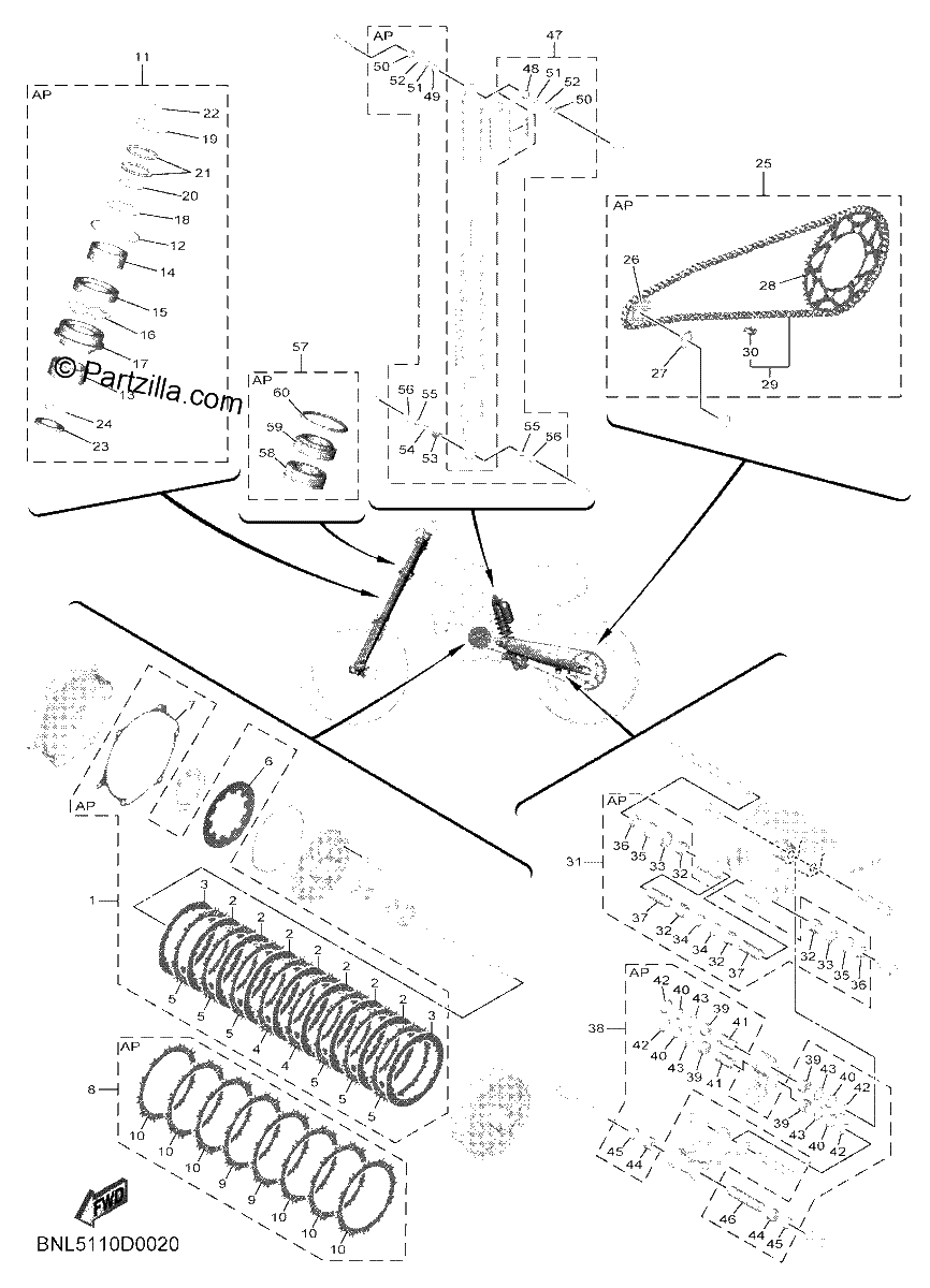 Diagrama de 3 MAINTENANCE PARTS KIT