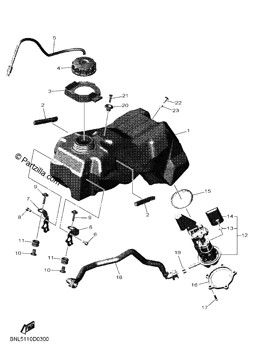 Diagrama de FUEL TANK