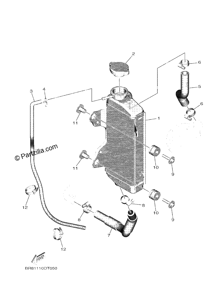 Diagrama de RADIATOR HOSE