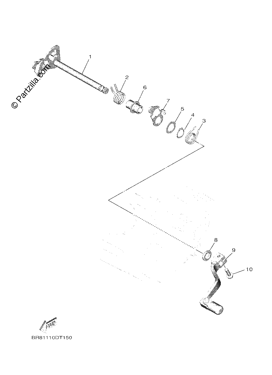 Diagrama de SHIFT SHAFT