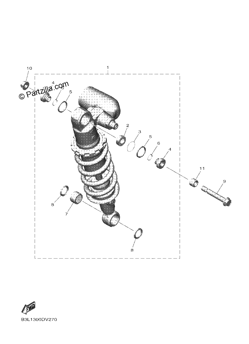 Diagrama de REAR SUSPENSION