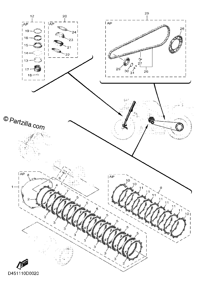 Diagrama de 2 MAINTENANCE PARTS KIT
