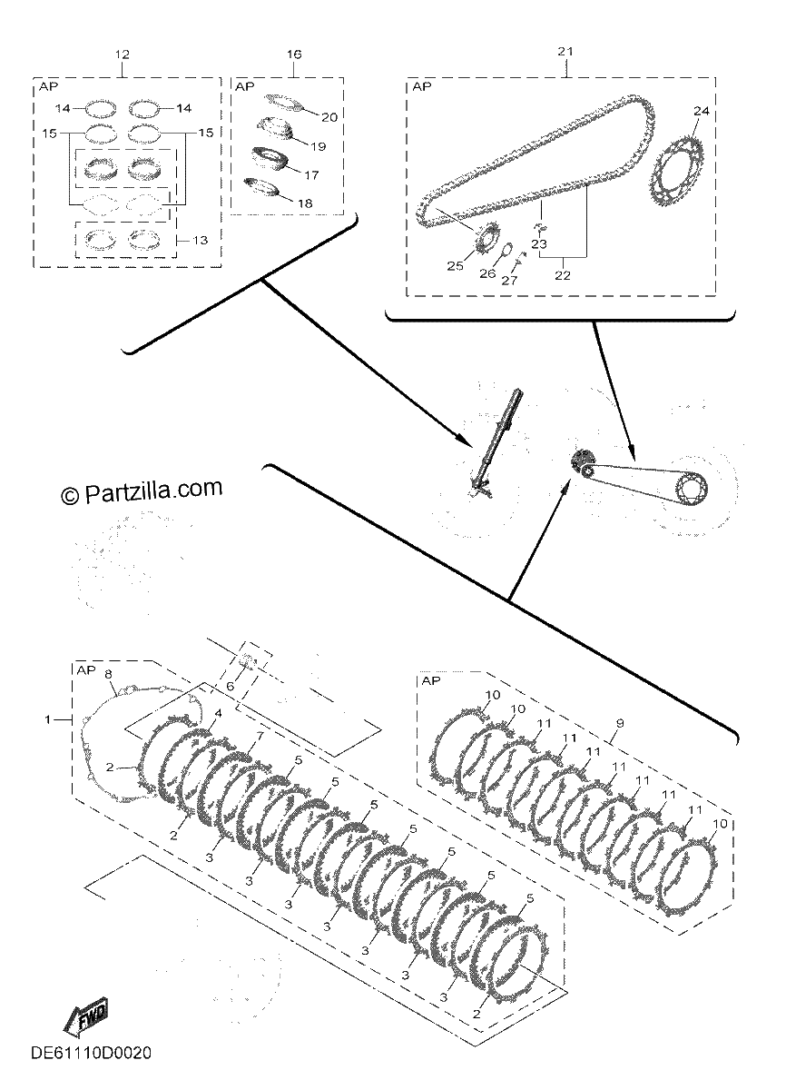 Diagrama de 2 MAINTENANCE PARTS KIT