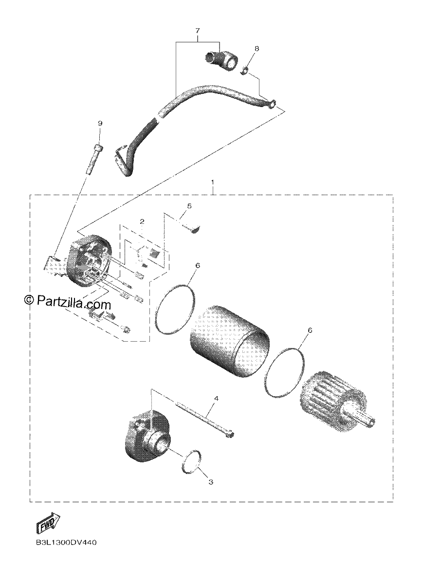 Diagrama de STARTING MOTOR