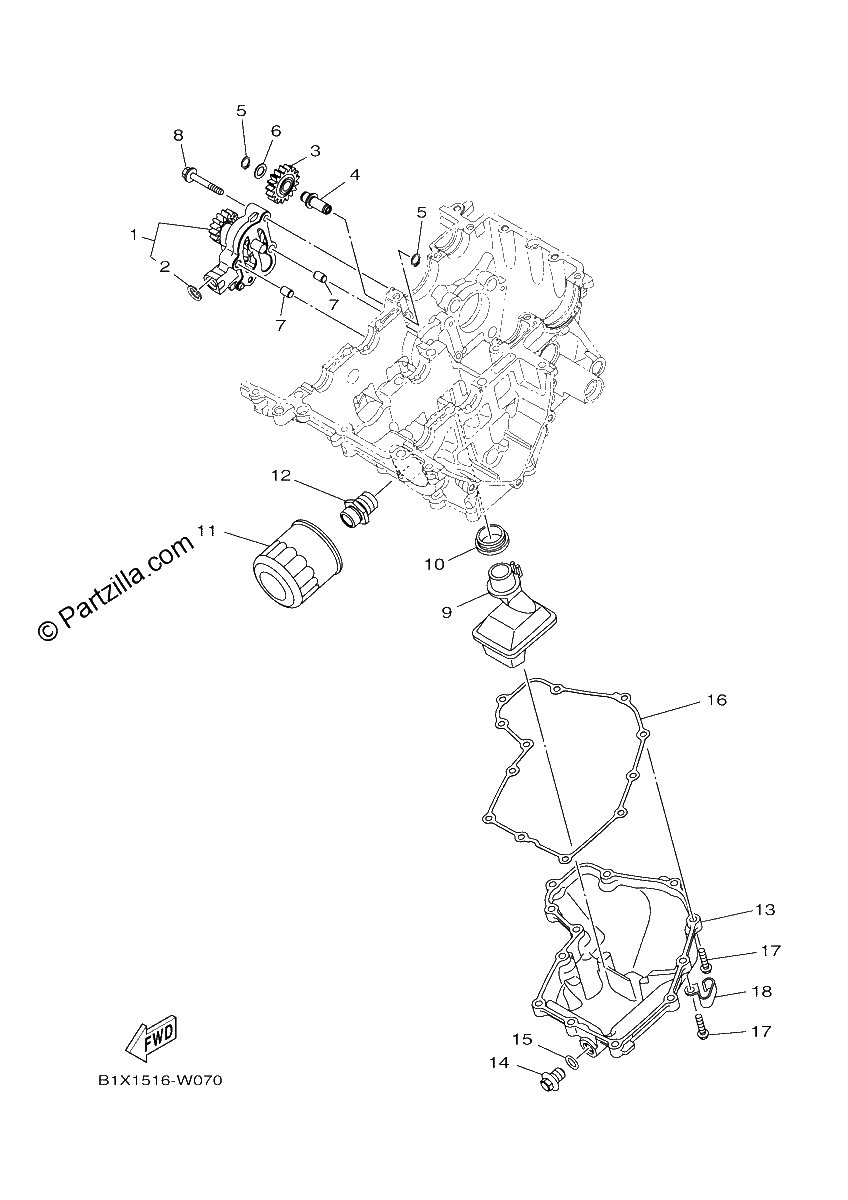 Diagrama de OIL PUMP
