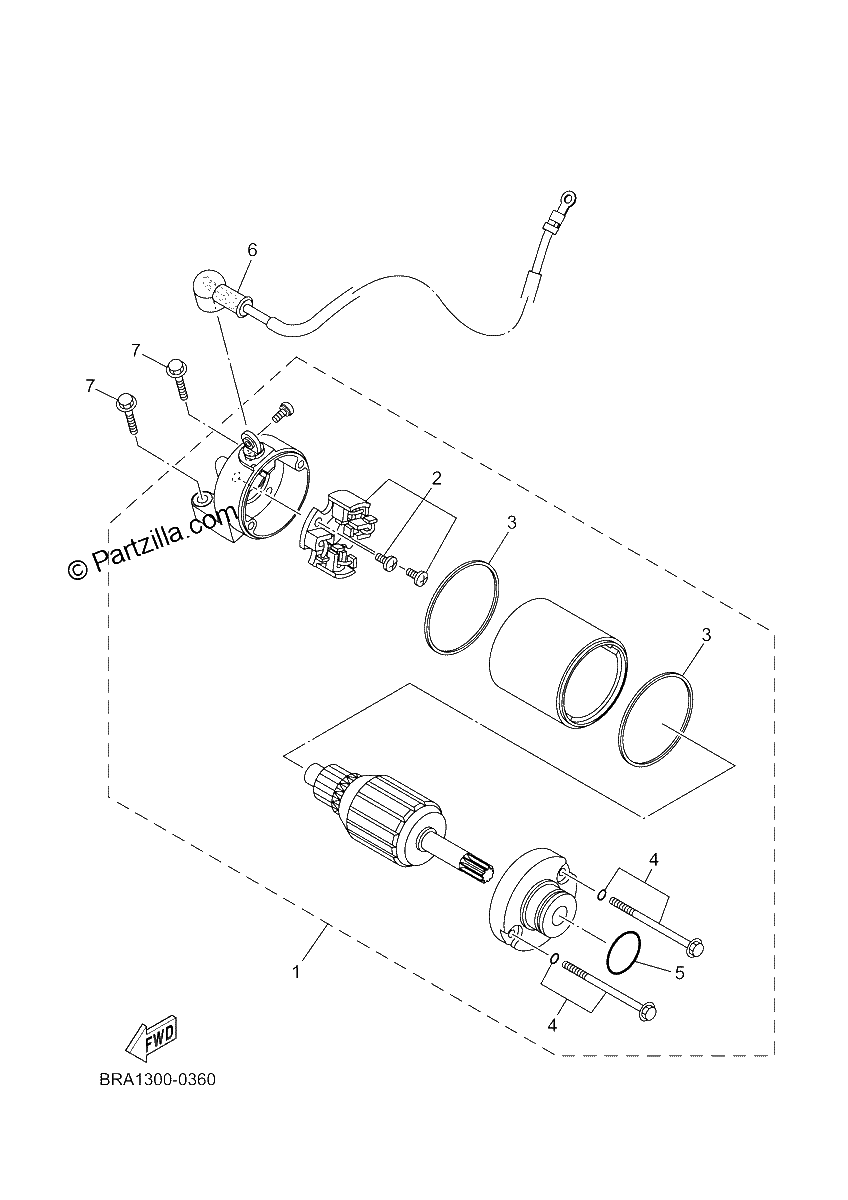 Diagrama de STARTING MOTOR