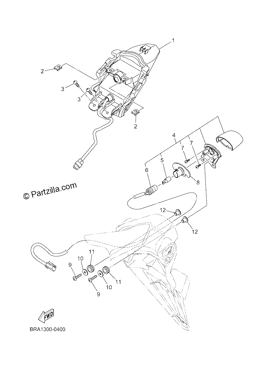 Diagrama de TAILLIGHT
