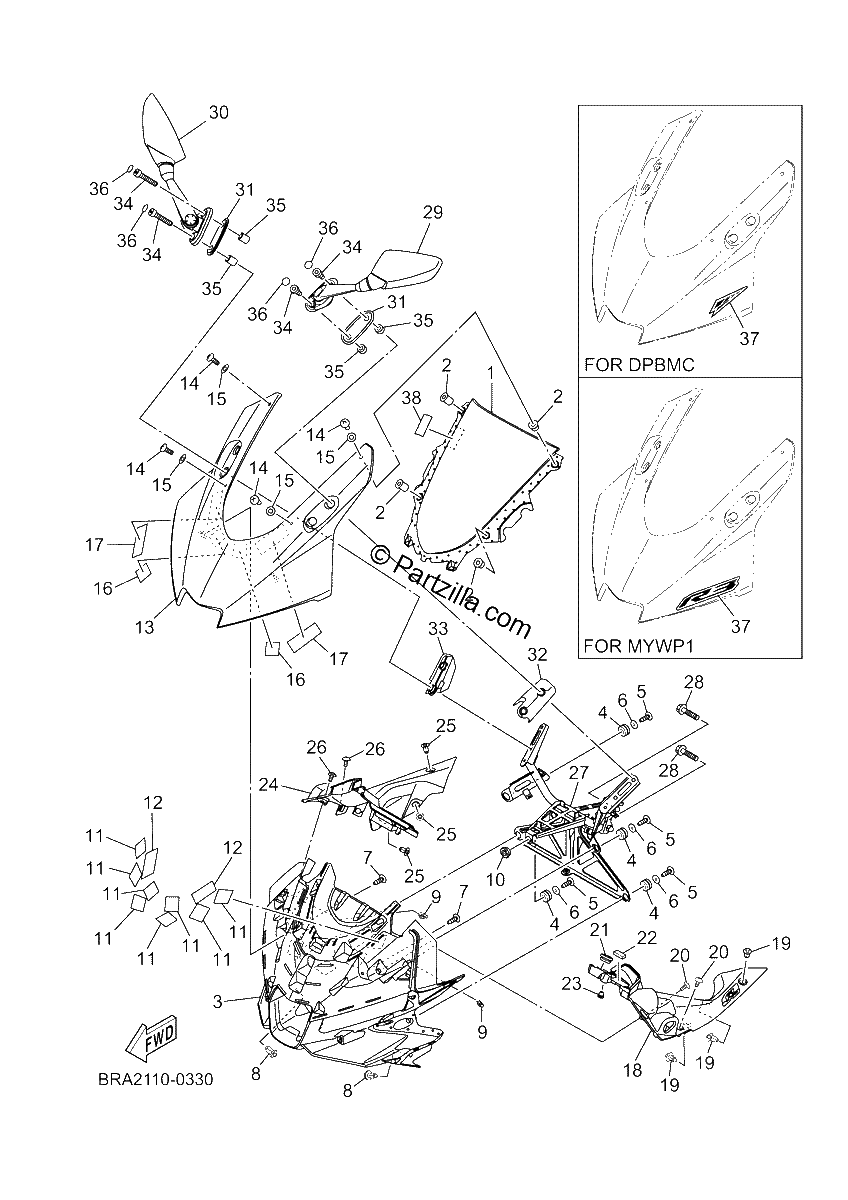 Diagrama de WINDSHIELD