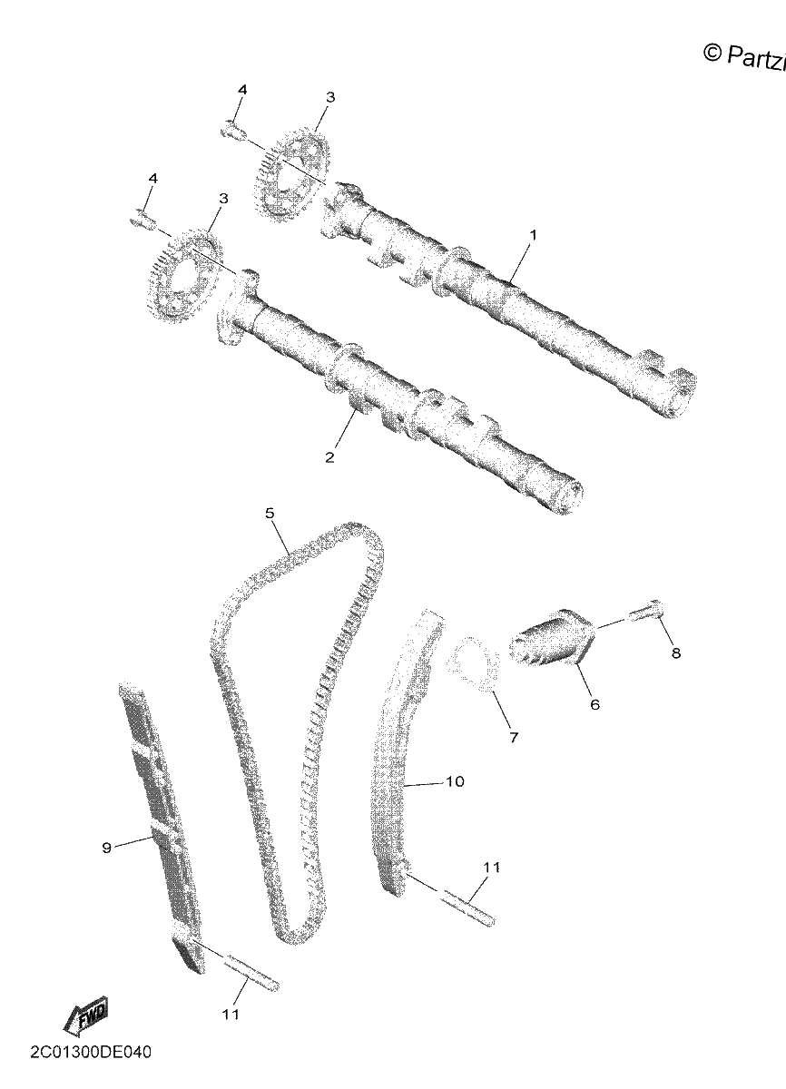 Diagrama de CAMSHAFT CHAIN