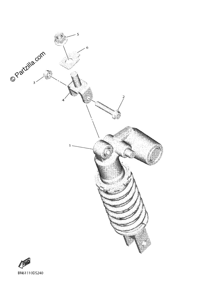 Diagrama de REAR SUSPENSION