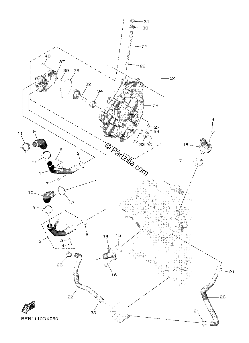 Diagrama de WATER PUMP