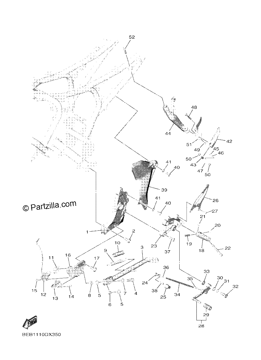 Diagrama de STAND FOOTREST