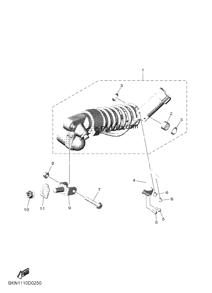 Diagrama de REAR SUSPENSION