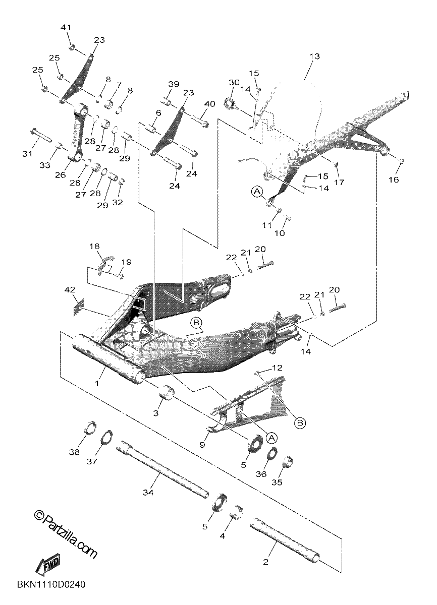 Diagrama de REAR ARM