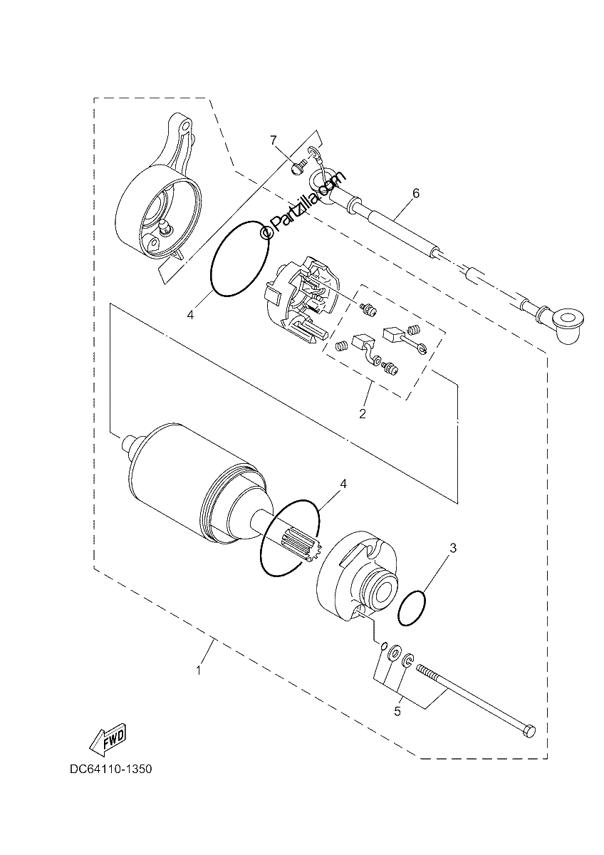 Diagrama de STARTING MOTOR