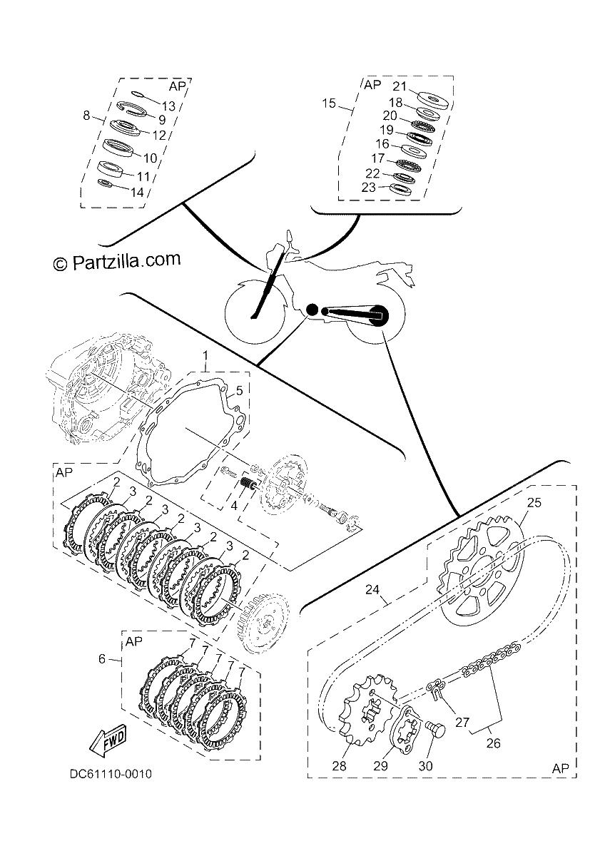 Diagrama de 2 MAINTENANCE PARTS KIT