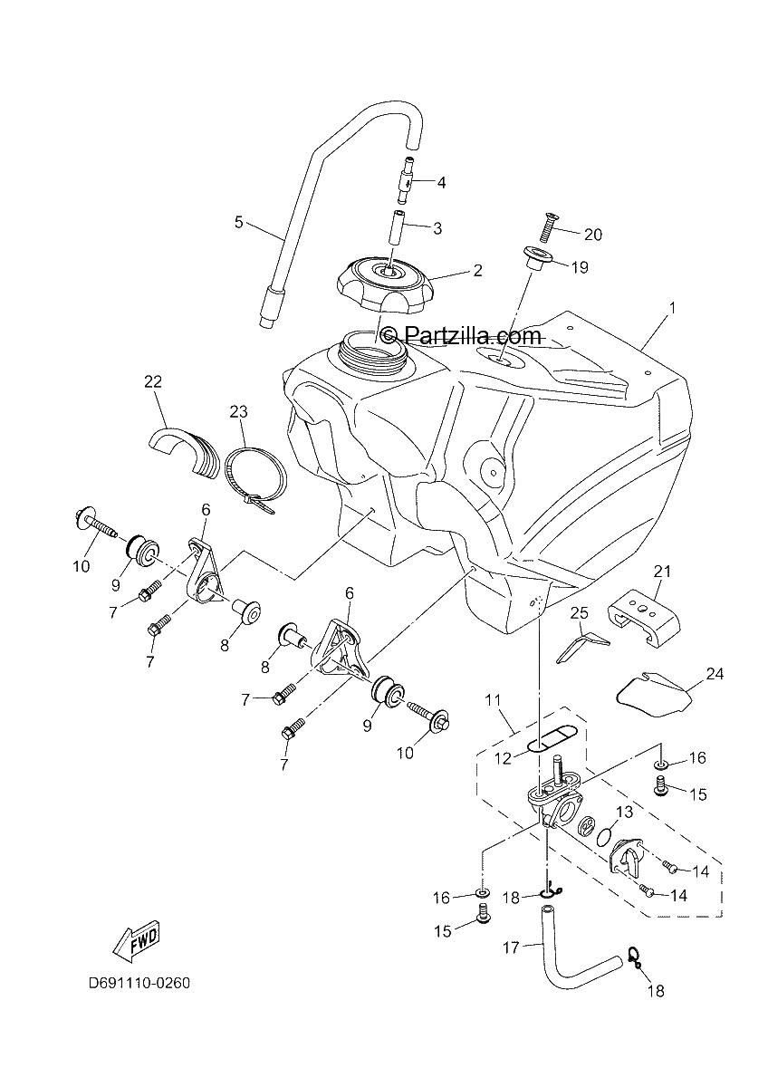 Diagrama de FUEL TANK