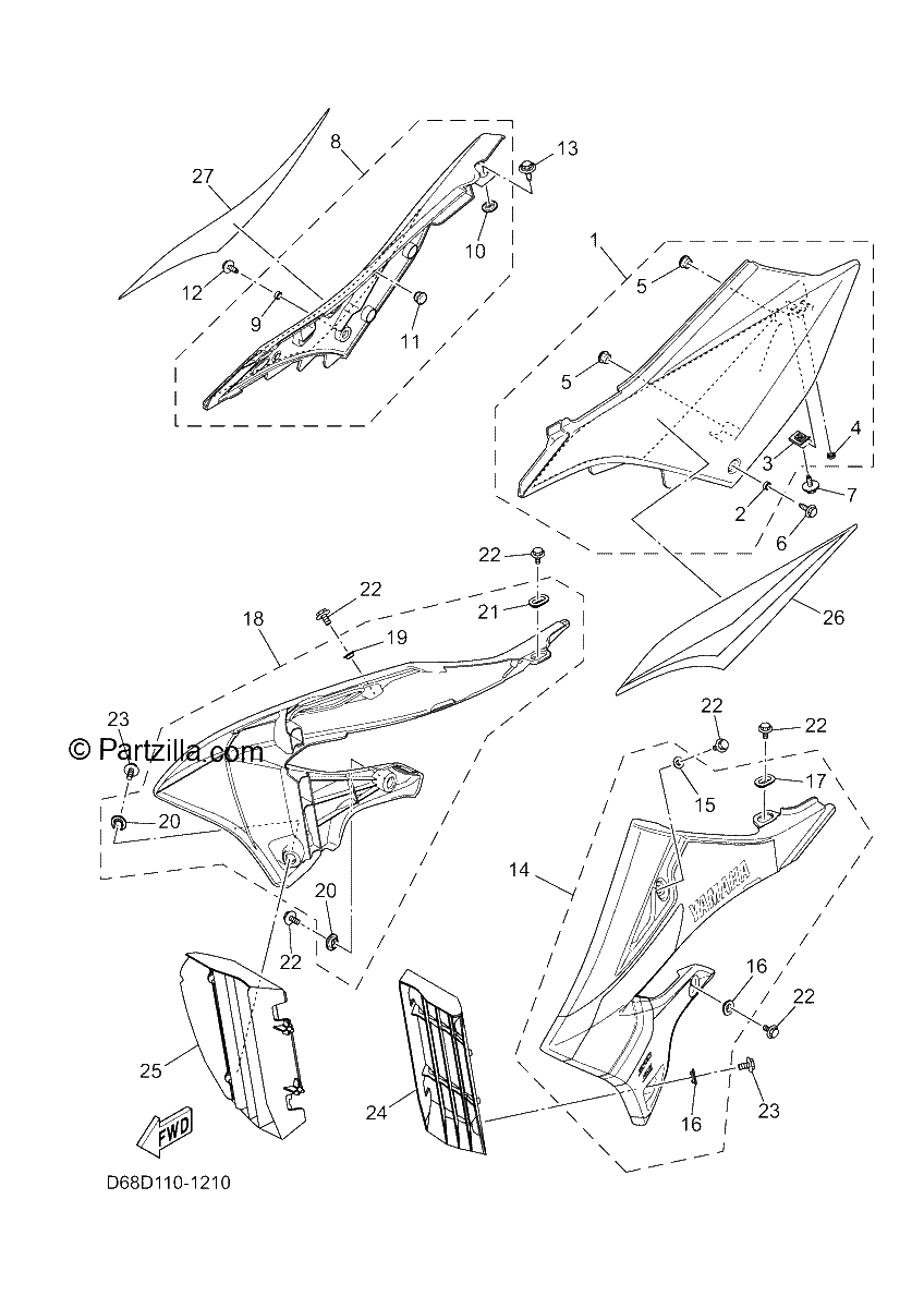 Diagrama de SIDE COVER