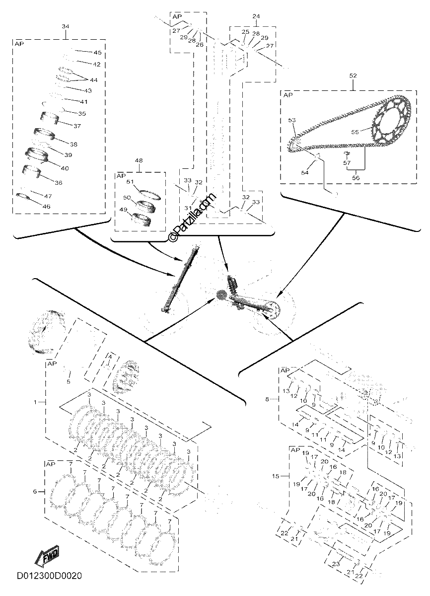 Diagrama de 3 MAINTENANCE PARTS KIT
