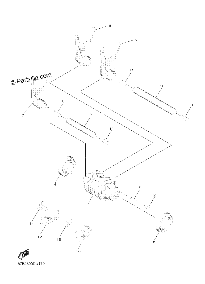 Diagrama de SHIFT CAM FORK