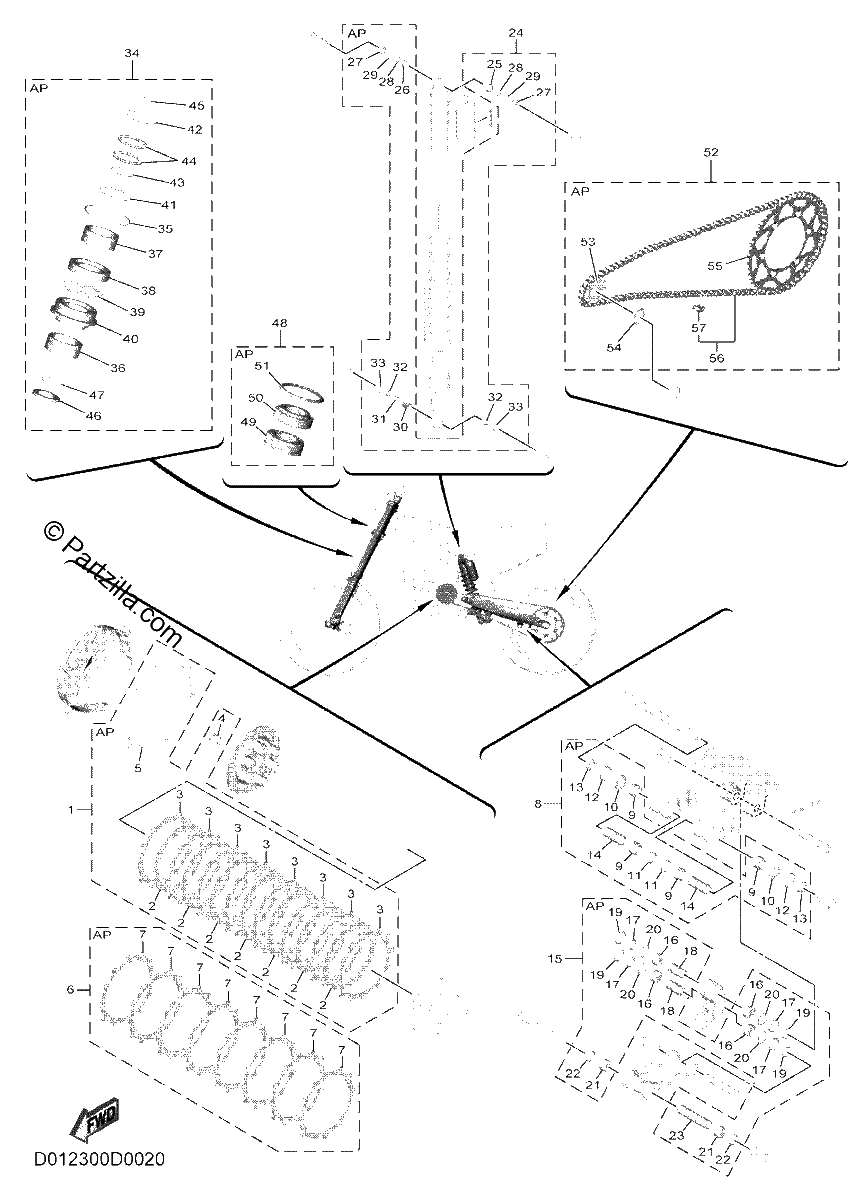 Diagrama de 3 MAINTENANCE PARTS KIT