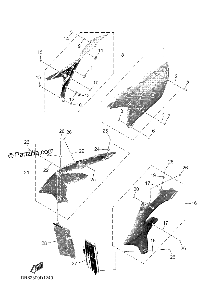 Diagrama de SIDE COVER