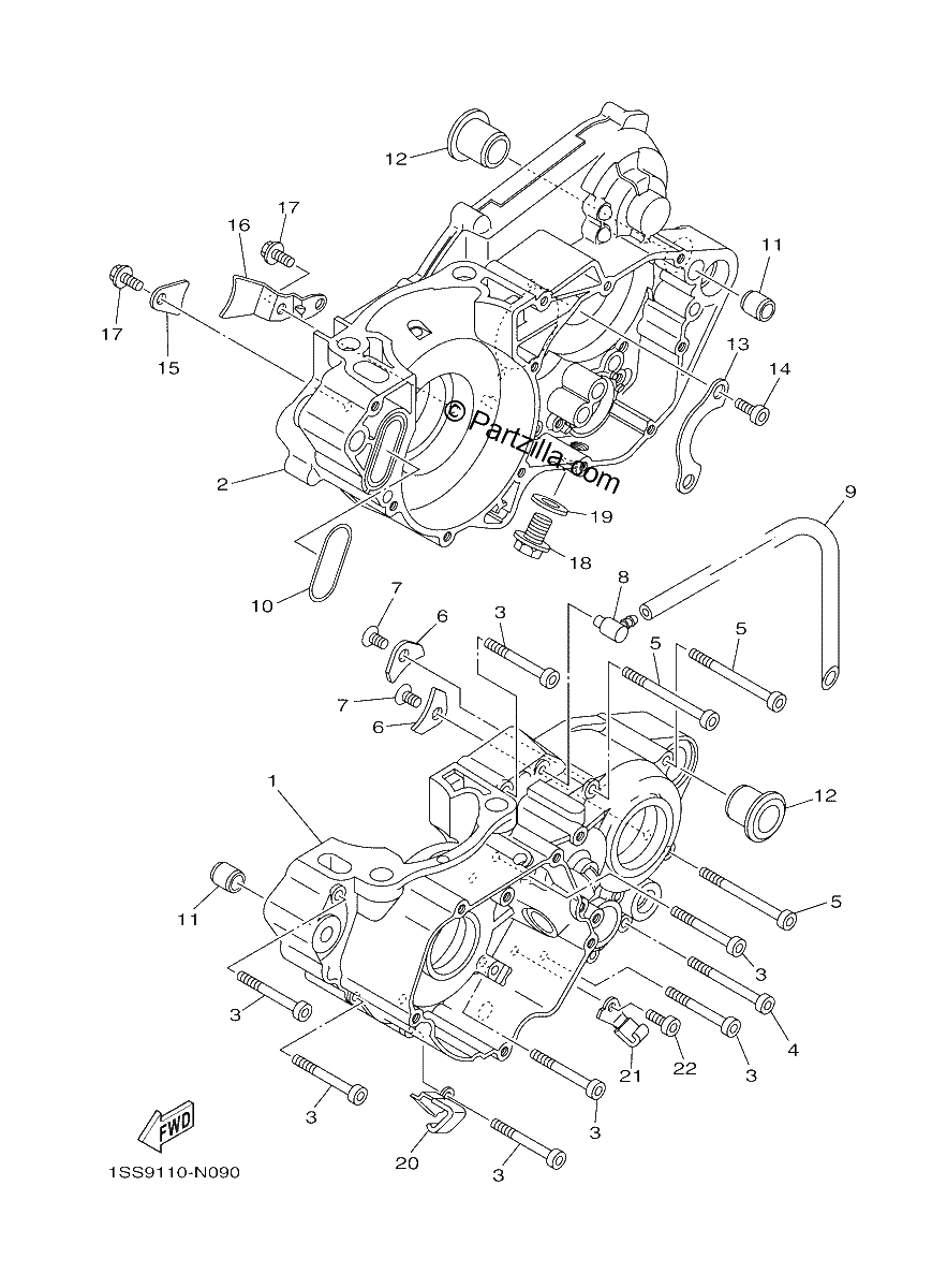 Diagrama de CRANKCASE
