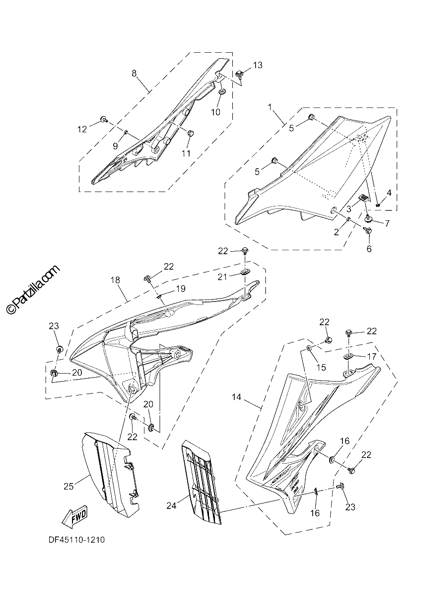Diagrama de SIDE COVER