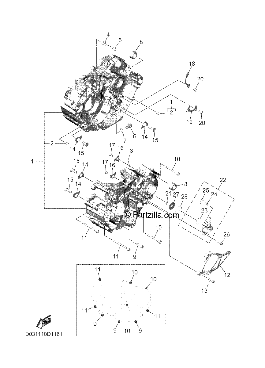 Diagrama de CRANKCASE