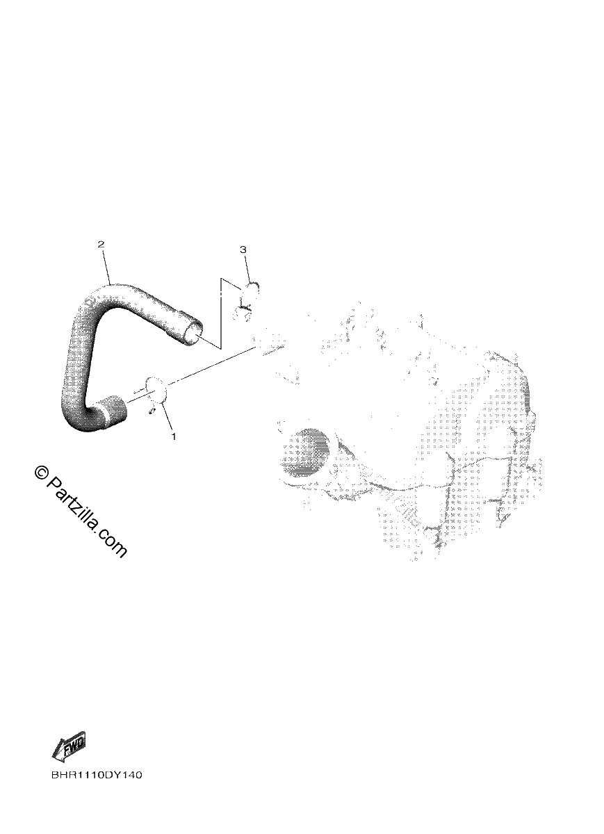 Diagrama de AIR INDUCTION SYSTEM